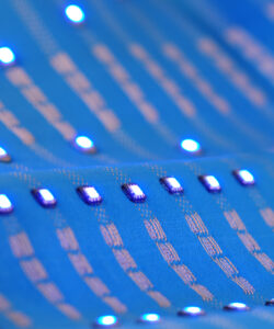 Fraunhofer IZM - Bonded Smart Pixel interposer onto woven fabric substrate