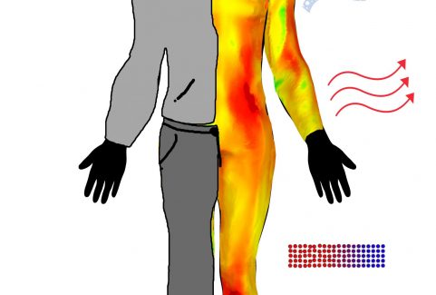 Simulation of human thermal sensation and physiological response