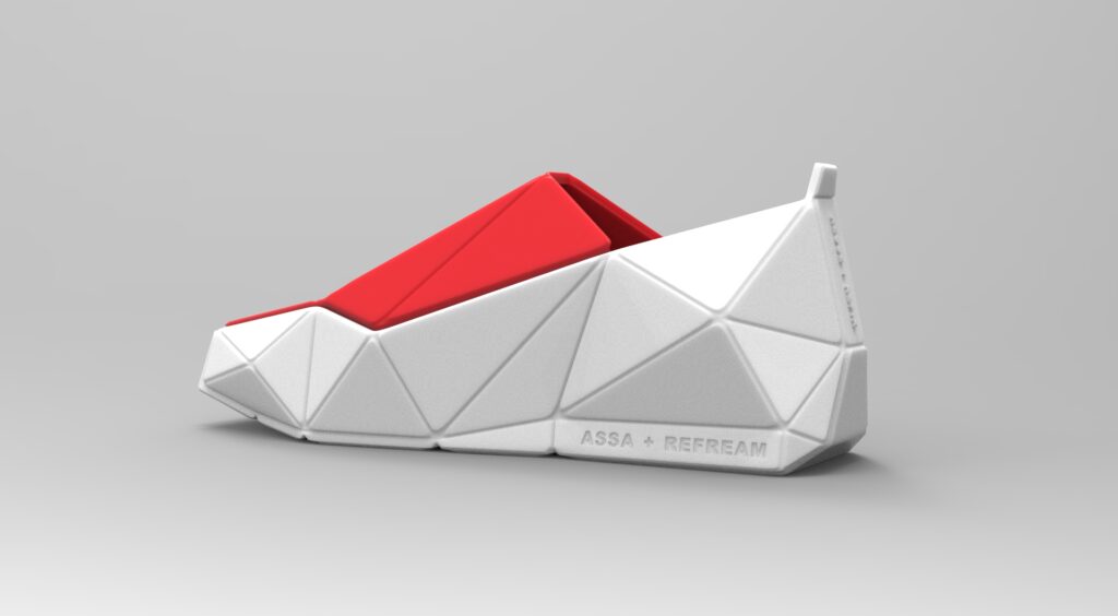 Circular Mono Material footwear, made of postconsumer waste for Reuse and  Refix – ReFream by Assa Ashuach – Re-FREAM